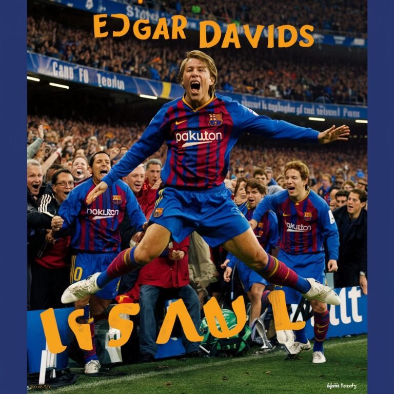 edgar davids nameset barcelona